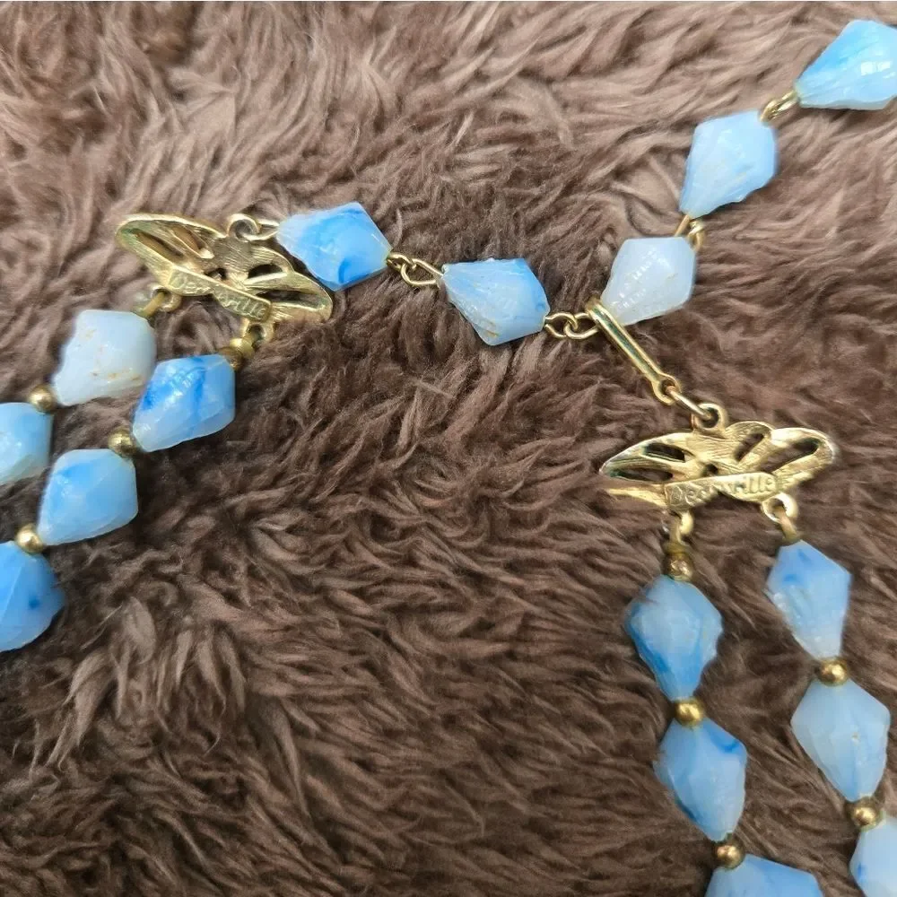 Deauville Double-Strand Beaded Choker rare find Vintage!!!